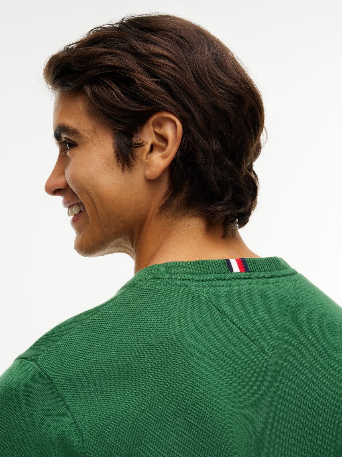 Classic Crewneck Sweater — Deep Evergreen