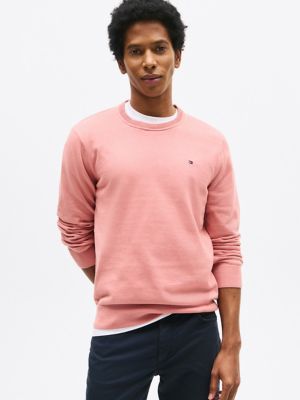 Classic Crewneck Sweater, Teaberry Blossom