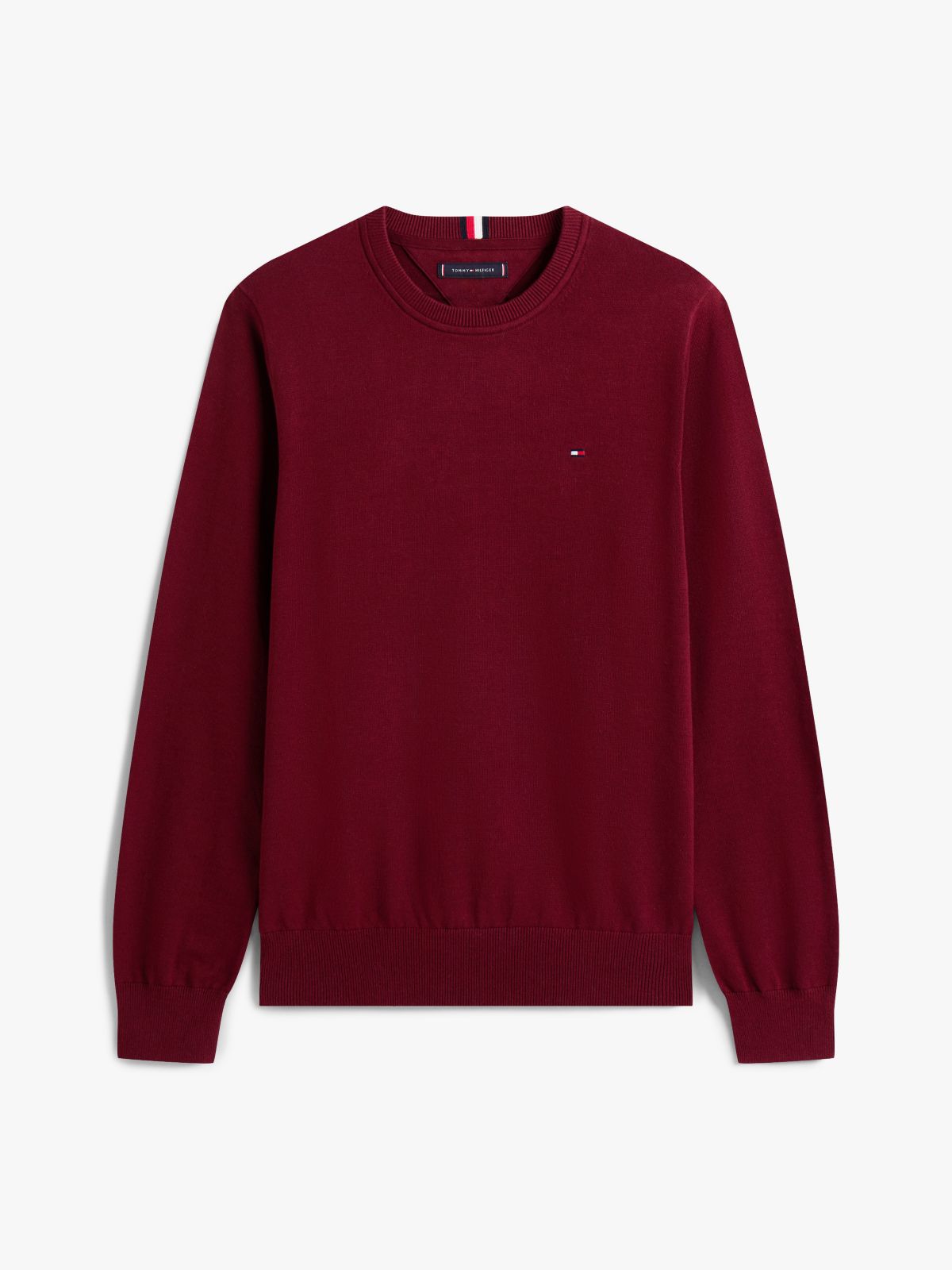 Classic Crewneck Sweater — Burgundy