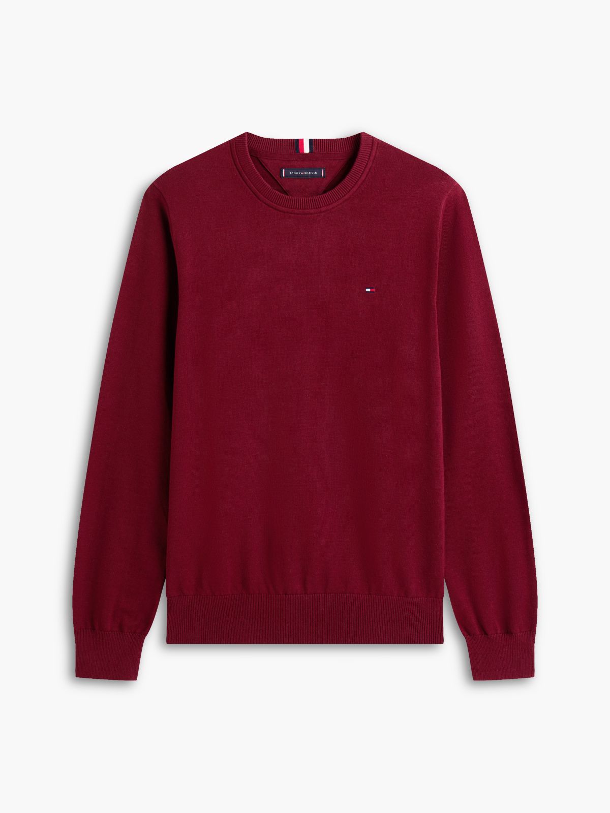 Classic Crewneck Sweater — Burgundy