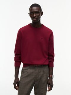 Classic Crewneck Sweater — Burgundy 1