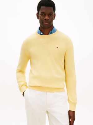 Classic Crewneck Sweater, Lemon Frost