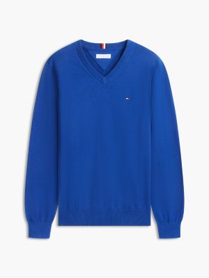 Мужские свитеры Tommy Hilfiger Essential V-Neck Sweater — фото 5