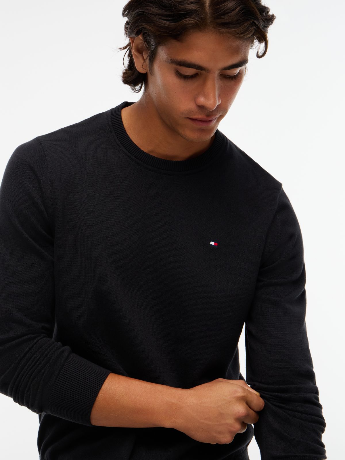 Classic Crewneck Sweater — Black