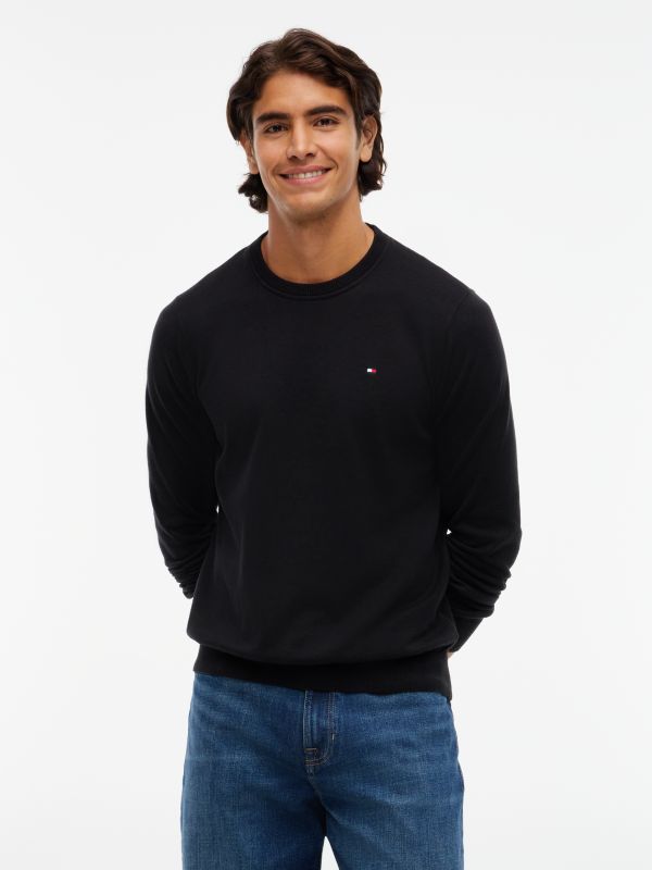 Classic Crewneck Sweater — Black