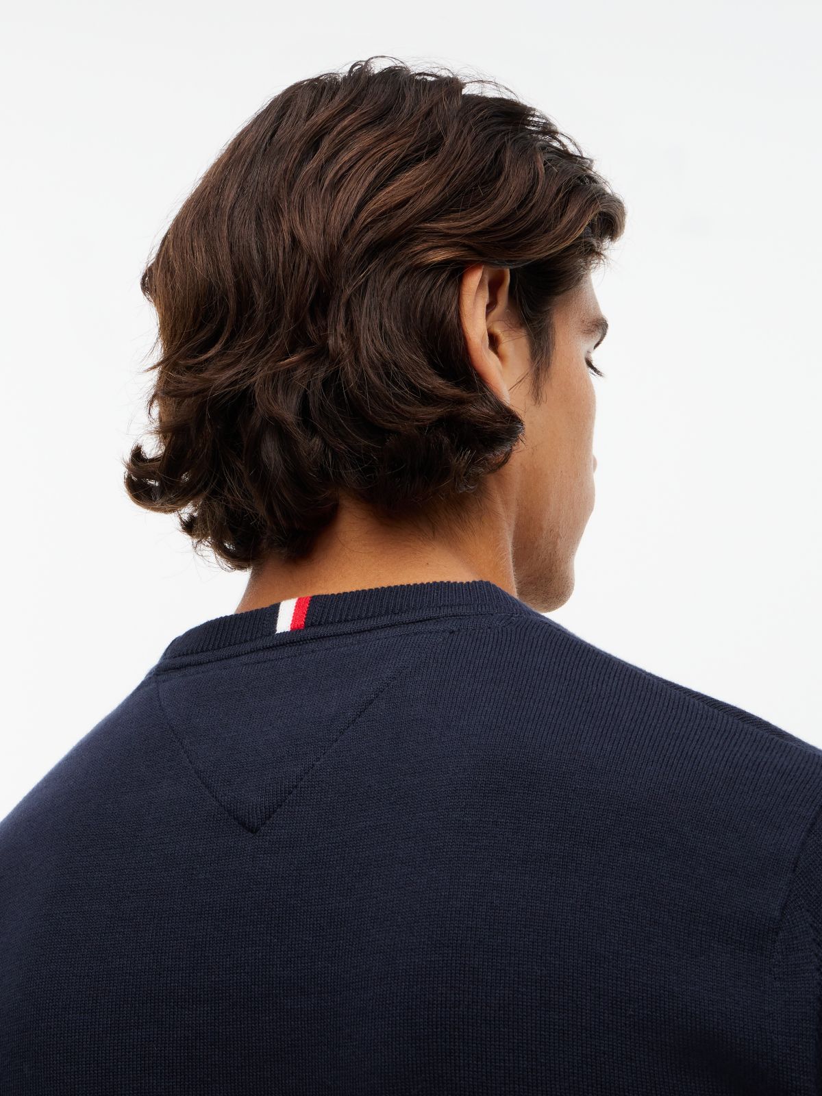 Classic Crewneck Sweater — Navy Blue