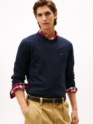 Classic Crewneck Sweater, Navy