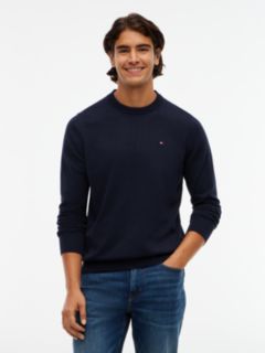 Classic Crewneck Sweater — Navy Blue 1