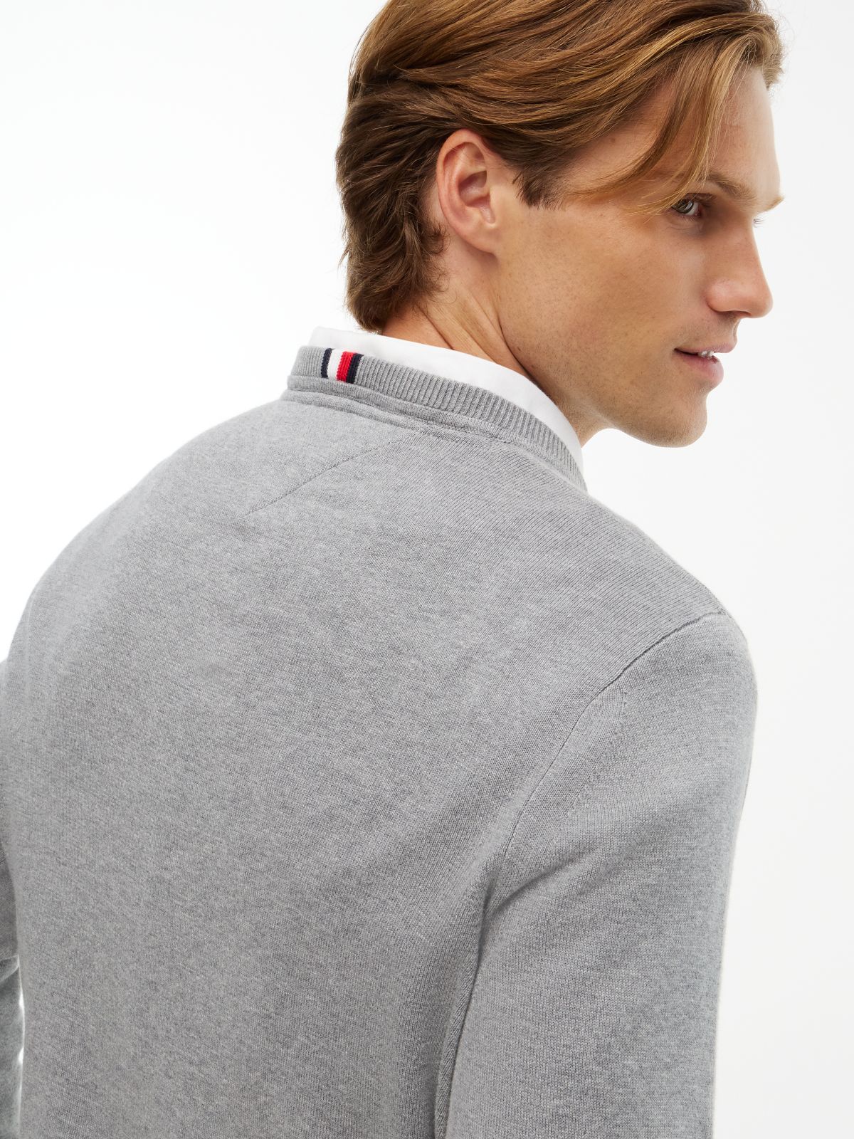 Classic Crewneck Sweater — Grey Heather