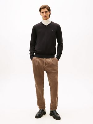 とみー Solid Logo V-Neck Sweater | Tommy Hilfiger