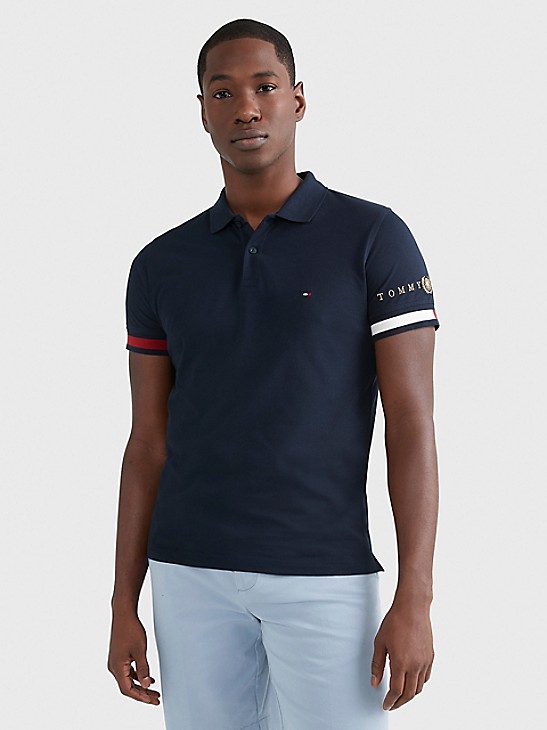 Michelangelo Intimidatie beginsel Slim Fit Flag Tipped Polo | Tommy Hilfiger