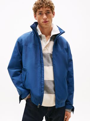 Water-Resistant Regatta Jacket, Fossil Blue