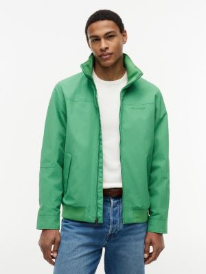 Water-Resistant Hooded Regatta Jacket, Coastal Green