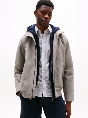 Water-Resistant Regatta Jacket, Hydrogen Grey