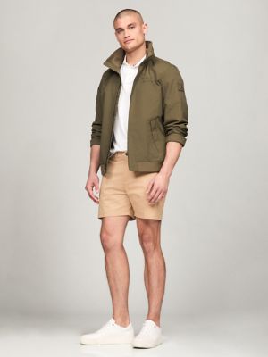 Water-Resistant Hooded Regatta Jacket, Army Green
