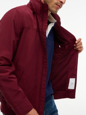 Мужская куртка Tommy Hilfiger Water-Resistant Hooded Regatta, цвет: Deep Rouge — фото 3