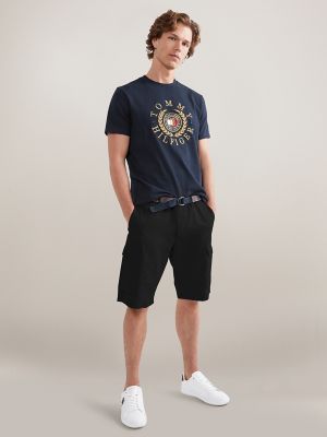 Belted Cargo Short, Black