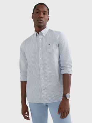 Regular Fit Stripe Oxford Shirt | Tommy Hilfiger USA