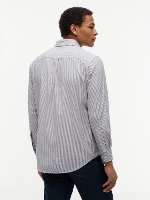 Regular Fit Stripe Stretch Oxford Shirt | Tommy Hilfiger