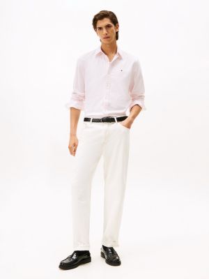 Regular Fit Stripe Stretch Oxford Shirt | Tommy Hilfiger