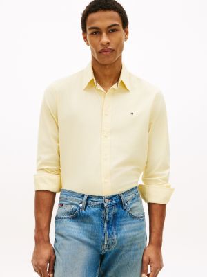 Regular Fit Stretch Oxford Shirt, Citronella