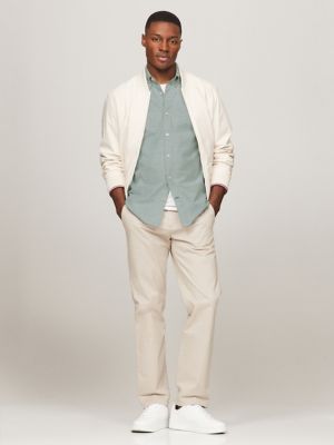 Regular Fit Oxford Shirt, Teal Ocean/Optic White