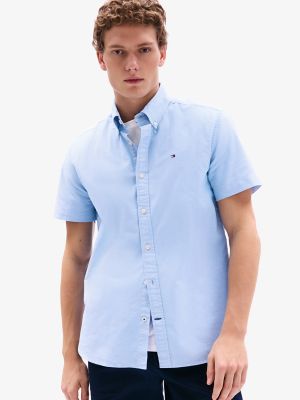 Blue | Men's Shirts | Tommy Hilfiger USA