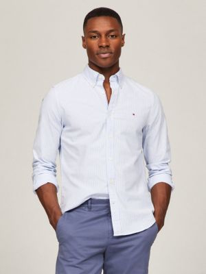 Buy Tommy Hilfiger Pure Cotton Textured Button Down Collar Slim Fit Casual  Shirt - Shirts for Men 23632432