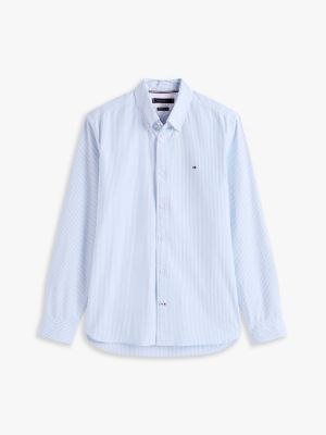 Regular Fit Stripe Stretch Oxford Shirt | Tommy Hilfiger