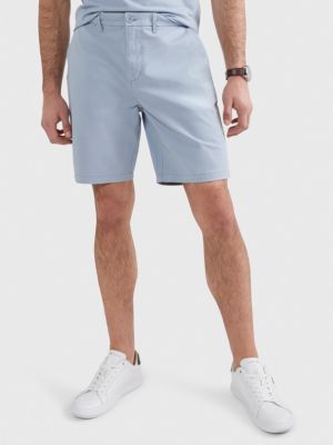 Straight Fit Twill 9" Chino Short, Daybreak Blue