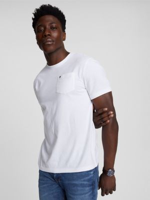 Solid Pocket T-Shirt, Fresh White