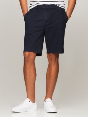 Straight Fit Twill 9" Chino Short, Navy