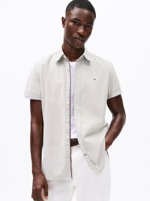 Regular Fit Stretch Oxford Shirt, Uniform Olive