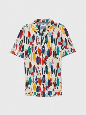 Tommy hilfiger best sale printed shirts