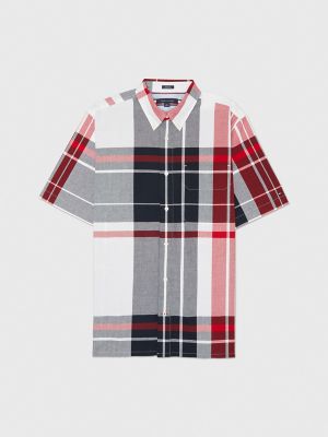 Custom Fit Bold Plaid Shirt | Tommy Hilfiger USA