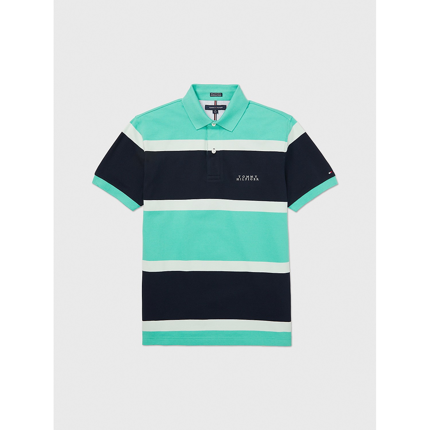 TOMMY HILFIGER Regular Fit Rugby Stripe Polo