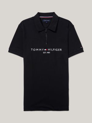 Regular Fit Logo Polo, Black
