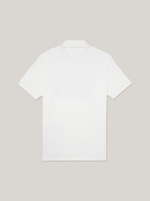 Regular Fit Logo Polo, Fresh White