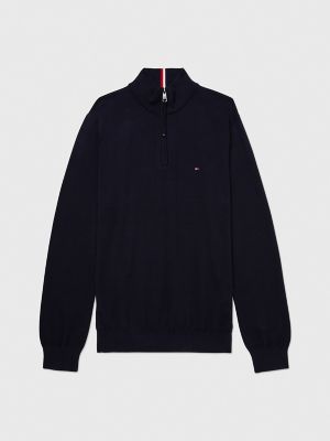 Cotton Mockneck Sweater Tommy Hilfiger USA