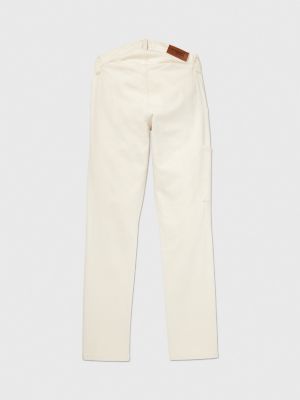 Seated Fit Slim Fit Jean, Ecru