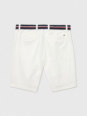 Twill Belted Short, Milky Way