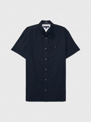 USA | Short-Sleeve Tommy Regular Stretch Hilfiger Fit Shirt