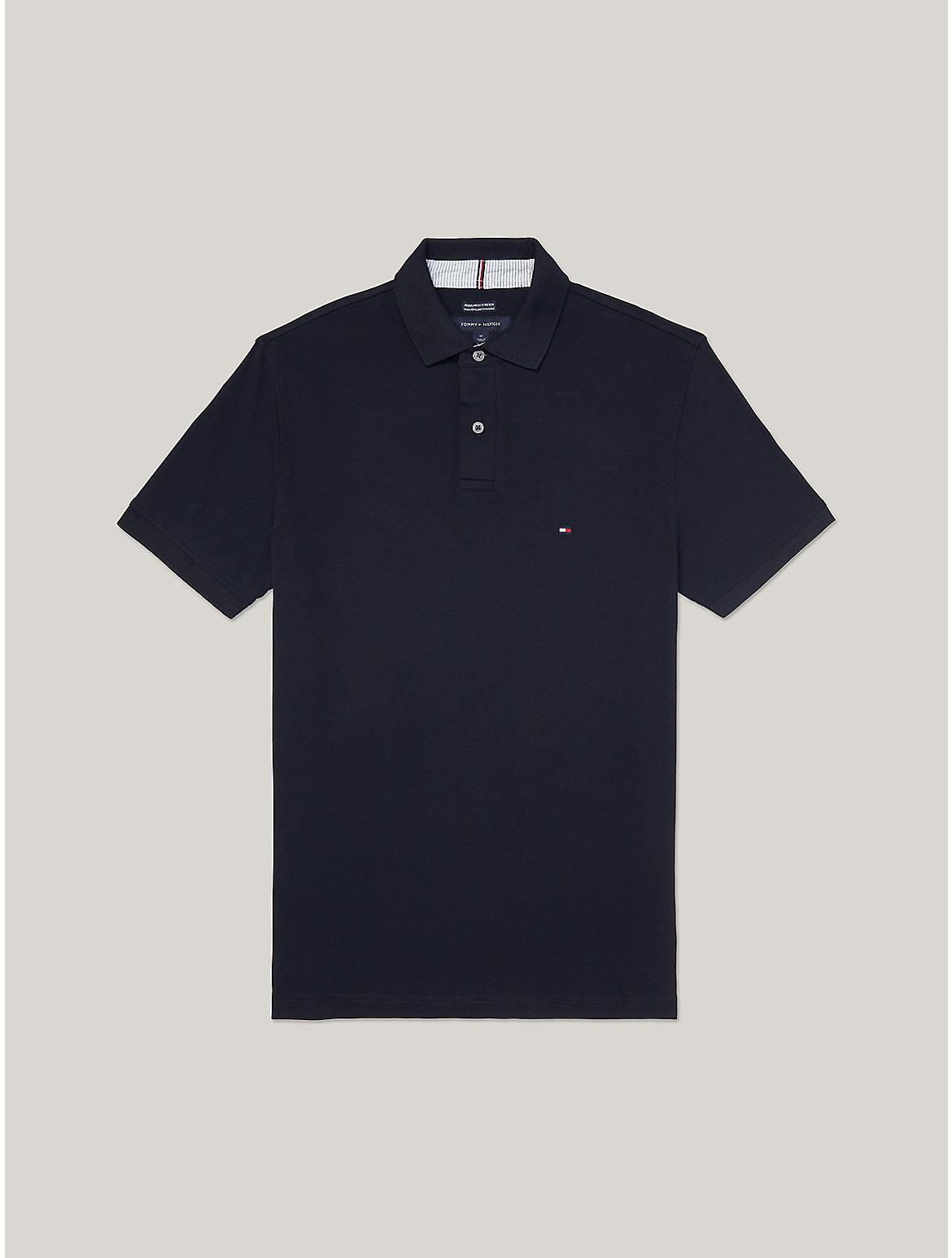 Shop Tommy Hilfiger Classic Stretch Polo In Navy