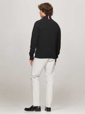 Solid Logo Zip Sweater | Tommy Hilfiger USA