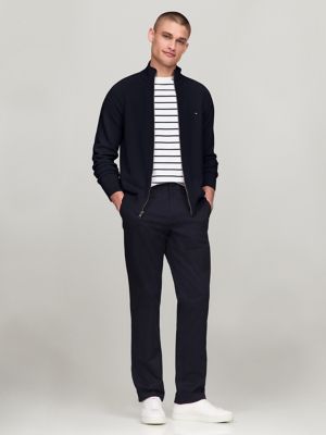 Solid Logo Zip Sweater, Grey Heather