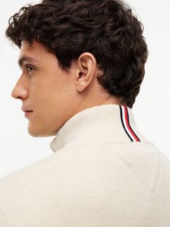 Classic Quarter-Zip Sweater — Beige 3