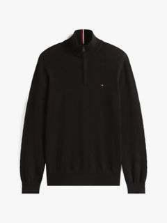 Classic Quarter-Zip Sweater — Black 5