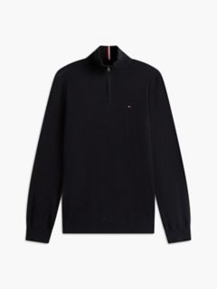 Classic Quarter-Zip Sweater — Black 6