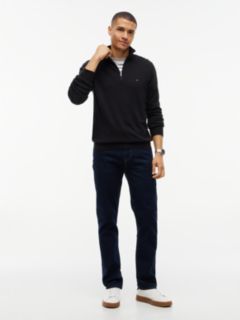 Classic Quarter-Zip Sweater — Black 2