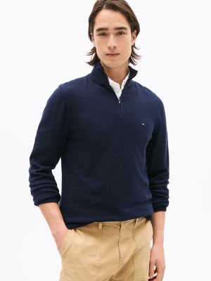 Navy blue tommy hilfiger sweater best sale